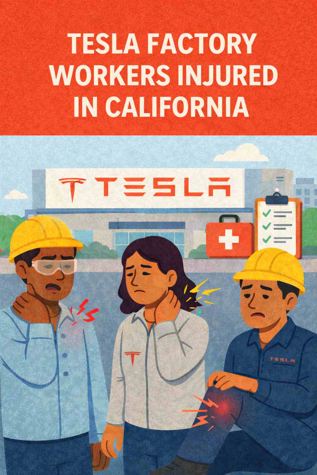 Injured Tesla Factory Workers in California