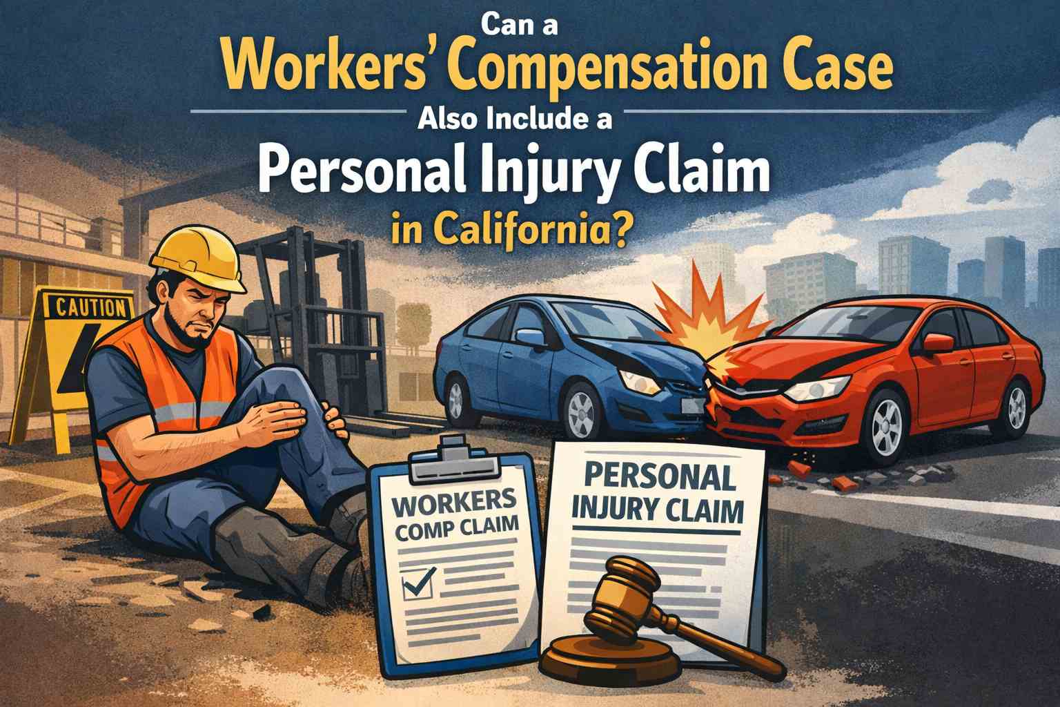 Can a Workers’ Compensation Case Also Include a Personal Injury Claim in California?